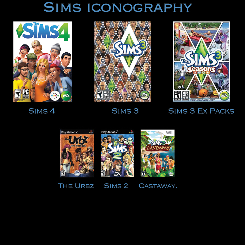 sims 3 expansion packs icons